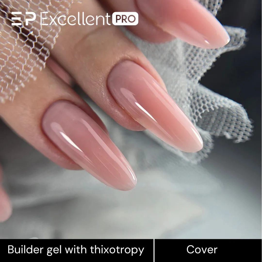 Stylizacja paznokci Excellent PRO - Excellent PRO Builder gel with thixotropy cover 15g
