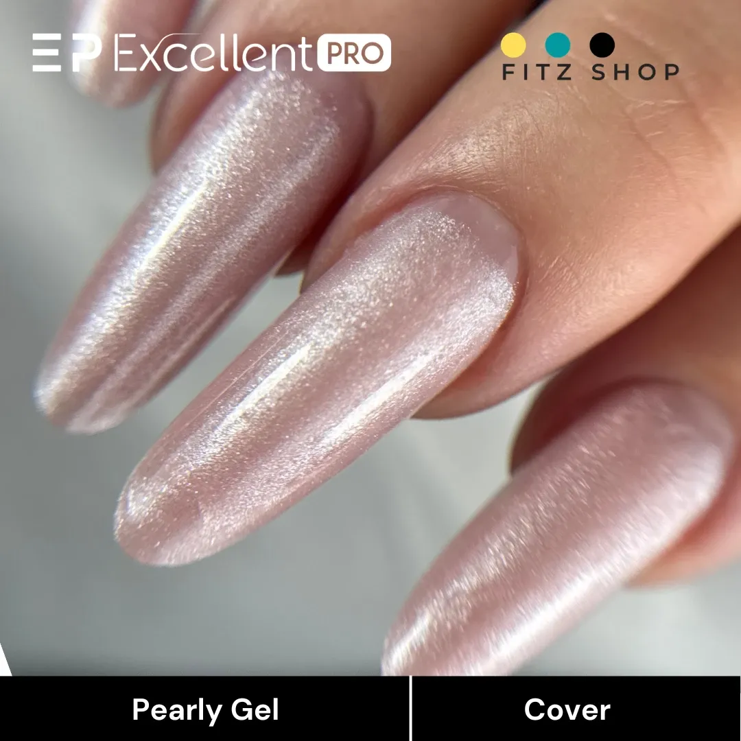 Stylizacja paznokci Excellent PRO - Excellent PRO Pearly Gel Cover 15g