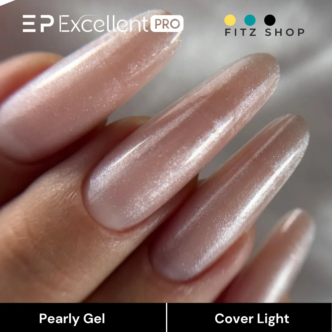 Stylizacja paznokci Excellent PRO - Excellent PRO Pearly Gel Cover Light 15g