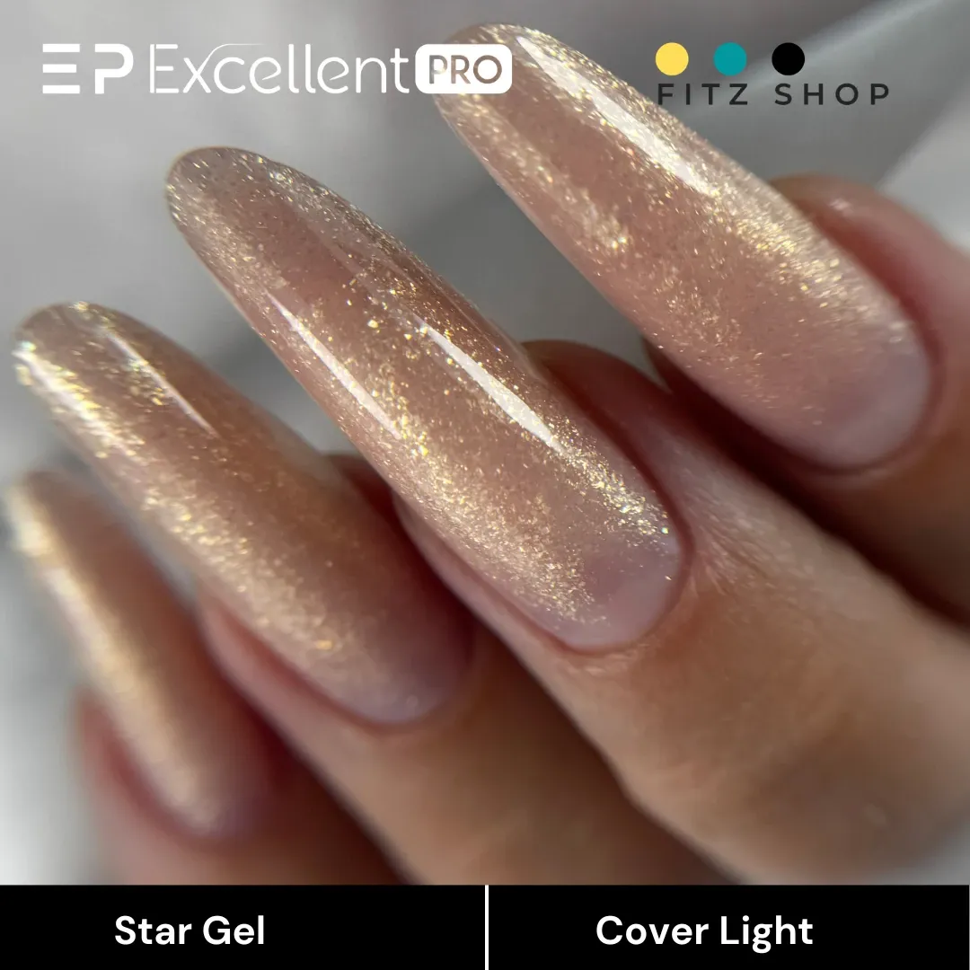 Stylizacja paznokci Excellent PRO - Excellent PRO Star Gel Cover Light 15g