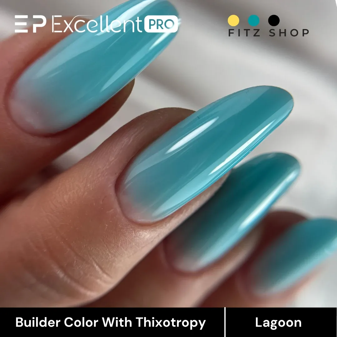 Stylizacja paznokci Excellent PRO - Excellent PRO Builder Color With Thixotropy Lagoon 15g