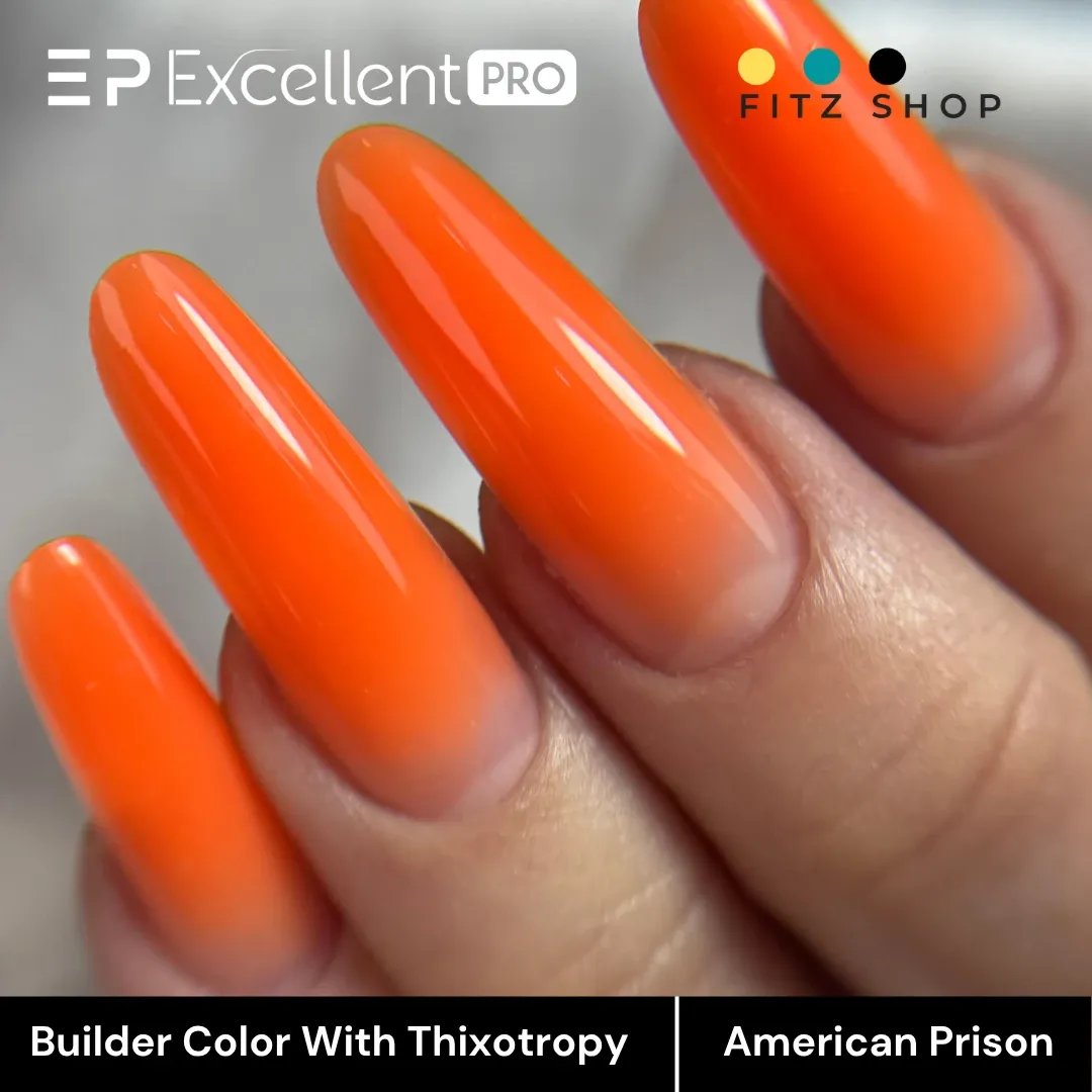 Stylizacja paznokci Excellent PRO - Excellent PRO Builder Color With Thixotropy American Prison 15g