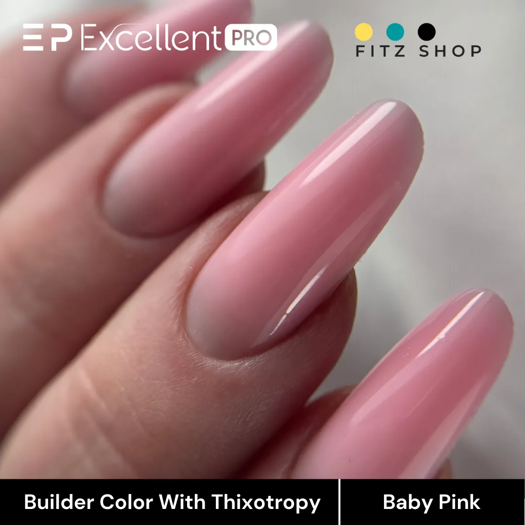 Stylizacja paznokci Excellent PRO - Excellent PRO Builder Color With Thixotropy Pastel Sweet Peach 15g