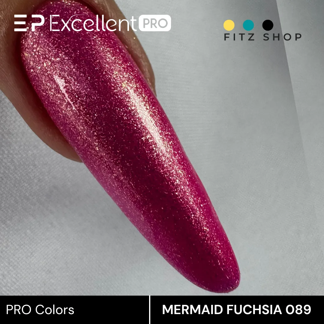 Stylizacja paznokci Excellent PRO - Excellent PRO Colors HemaFree 089 MERMAID FUCHSIA 7g