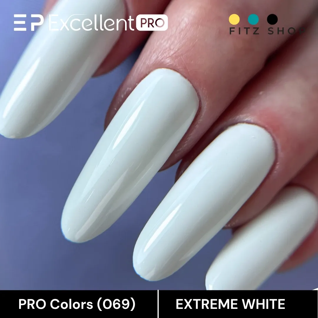 Stylizacja paznokci Excellent PRO - Excellent PRO Colors 069 WHITE (ONE COAT 069 EXTREME WHITE) 7g