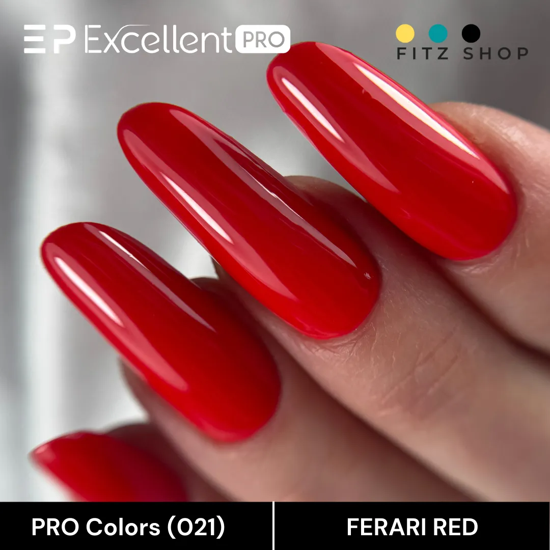 Stylizacja paznokci Excellent PRO - Excellent PRO Colors 21 FERARI RED (BASIC 21) 7g