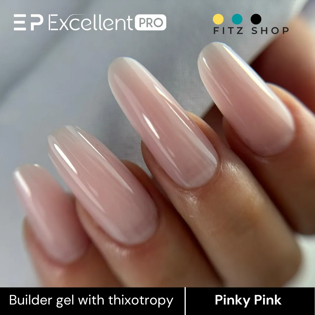 Stylizacja paznokci Excellent PRO - Excellent PRO Builder Gel With Thixotropy Pinky Pink 15g