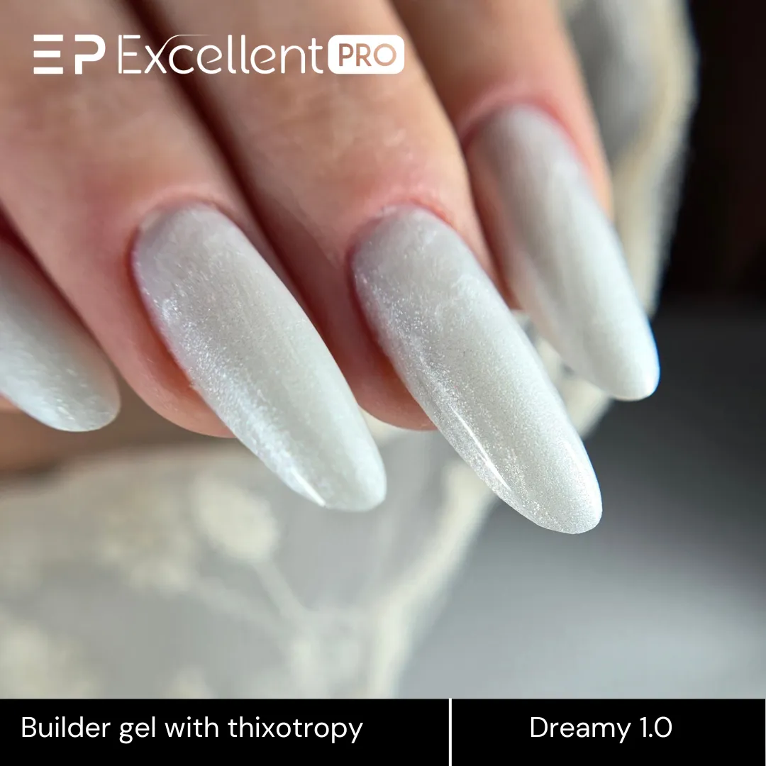 Stylizacja paznokci Excellent PRO - Excellent PRO Thixotropy gel with effect Dreamy 1.0 15g