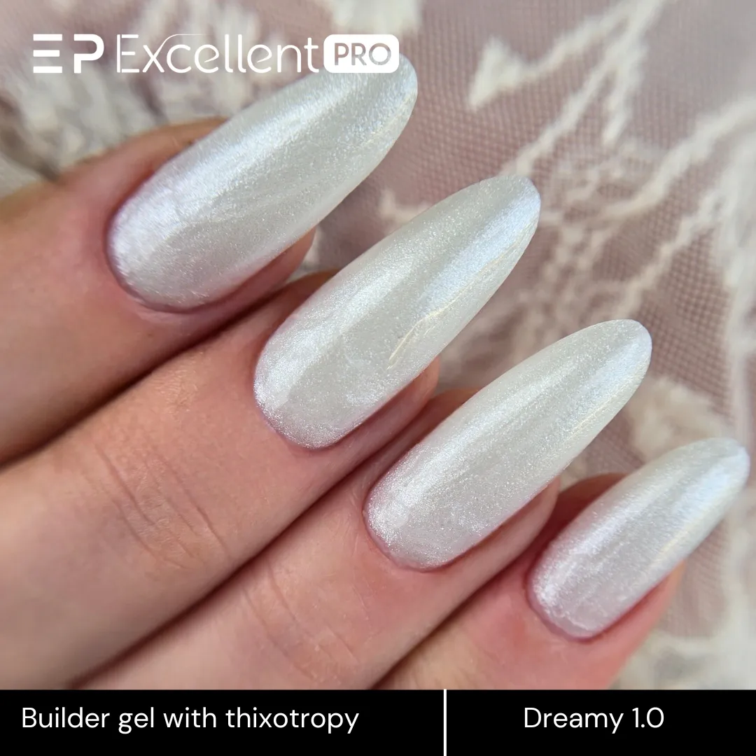 Stylizacja paznokci Excellent PRO - Excellent PRO Thixotropy gel with effect Dreamy 1.0 50g