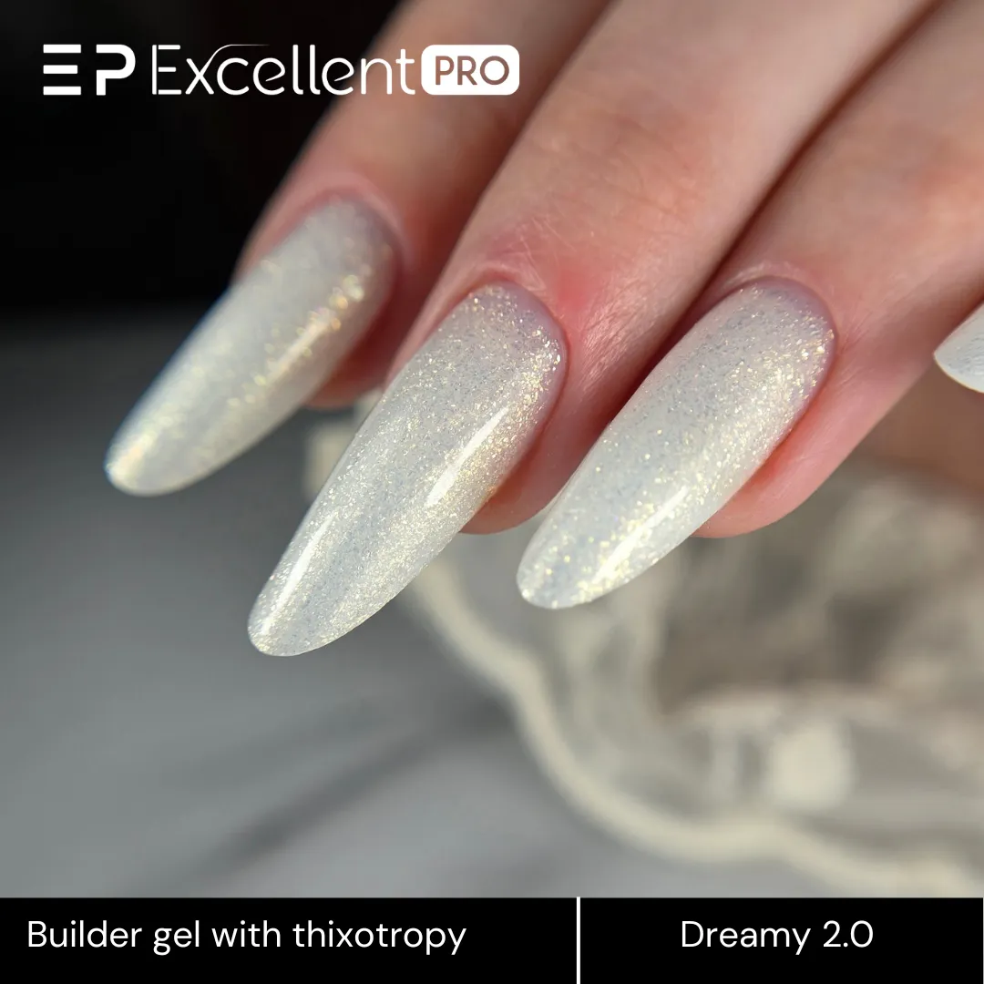 Stylizacja paznokci Excellent PRO - Excellent PRO Thixotropy gel with effect Dreamy 2.0 15g