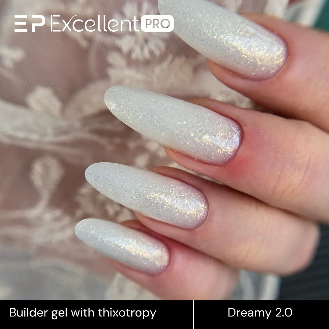 Stylizacja paznokci Excellent PRO - Excellent PRO Thixotropy gel with effect Dreamy 2.0 50g