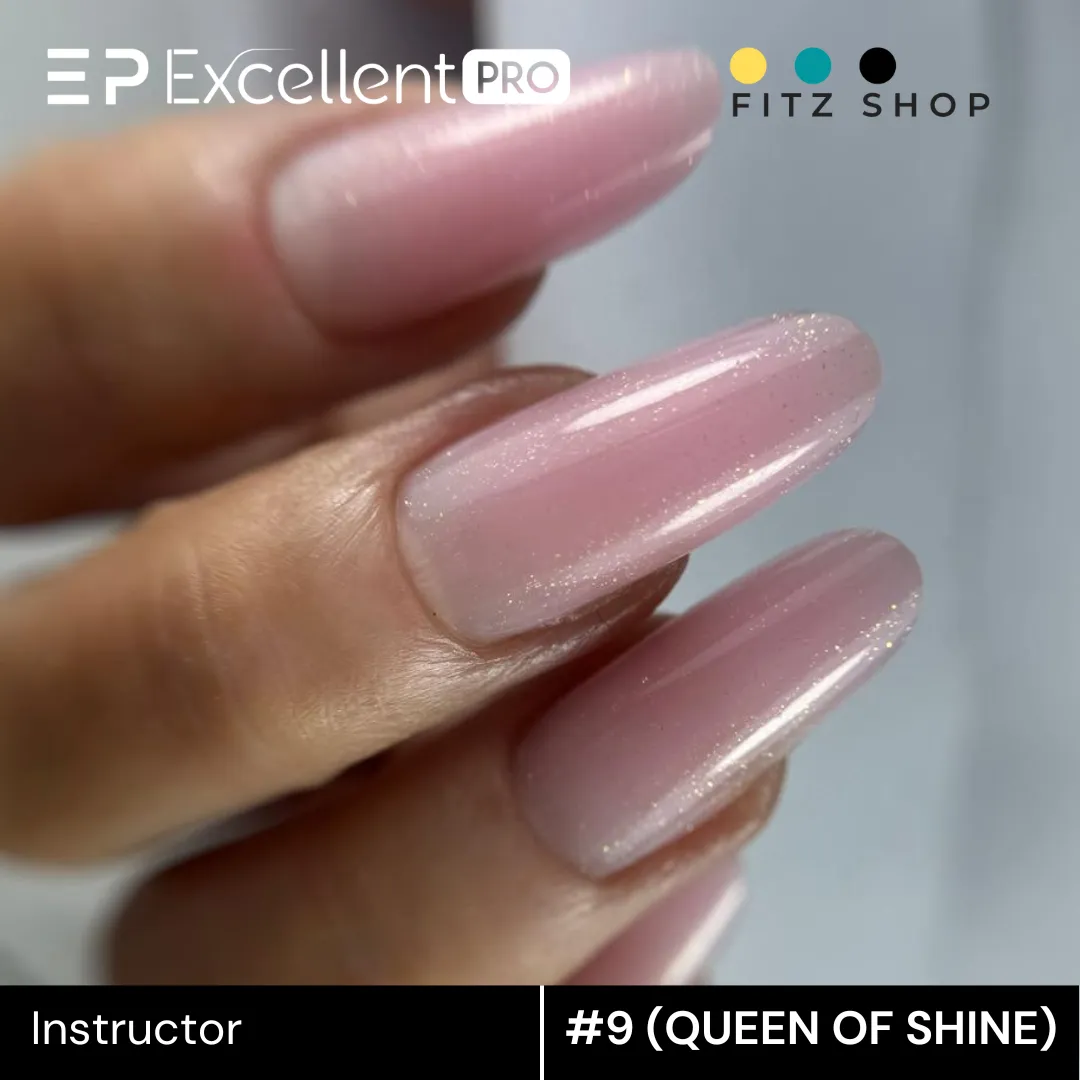 Stylizacja paznokci Excellent PRO - Excellent PRO Builder gel with thixotropy Instructor #9 QUEEN OF SHINE 15g