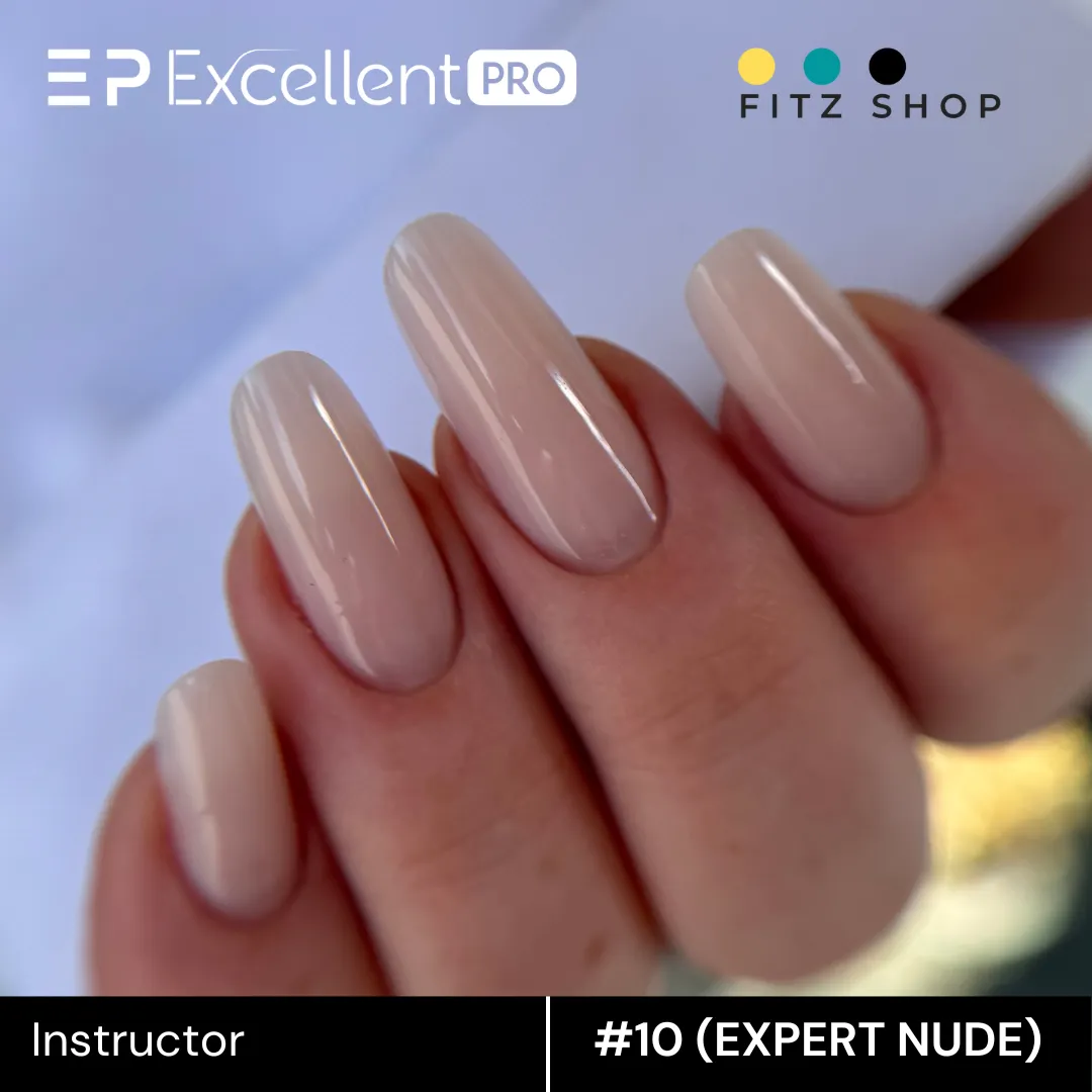 Stylizacja paznokci Excellent PRO - Excellent PRO Builder gel with thixotropy Instructor #10 EXPERT NUDE 15g