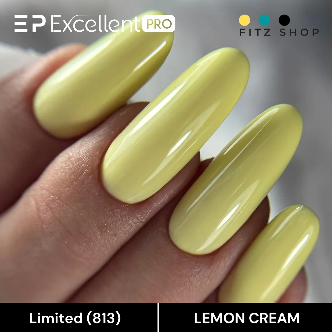 Stylizacja paznokci Excellent PRO - Excellent PRO Colors 813 LEMON CREAM 7g
