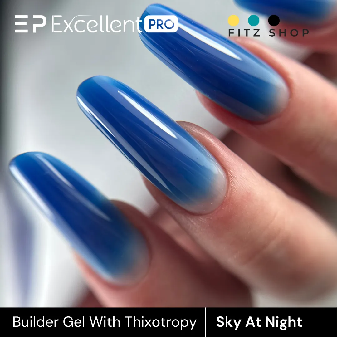 Stylizacja paznokci Excellent PRO - Excellent PRO Builder Color With Thixotropy Sky At Night 15g