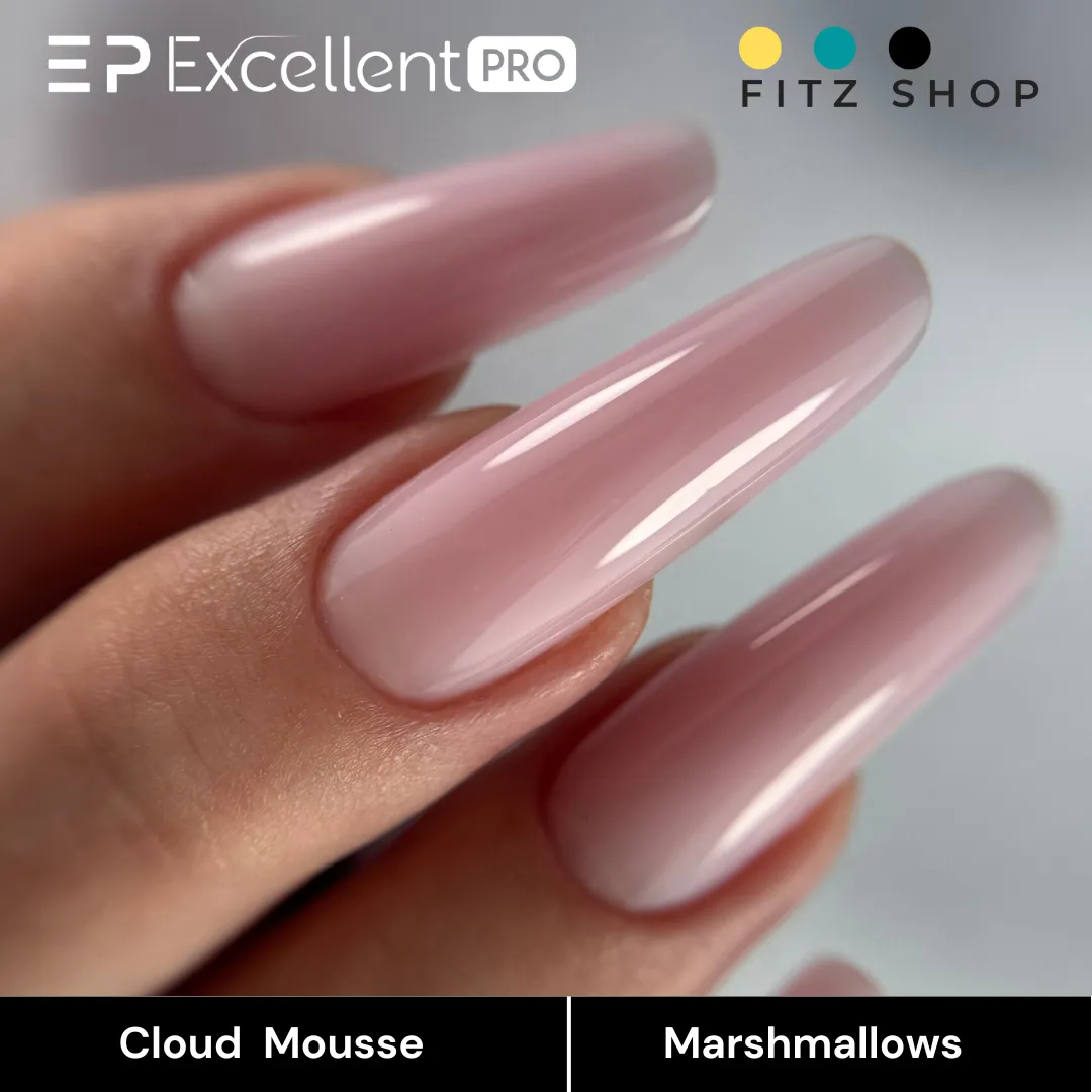 Stylizacja paznokci Excellent PRO - Excellent PRO Cloud Mousse Marshmallows 15g