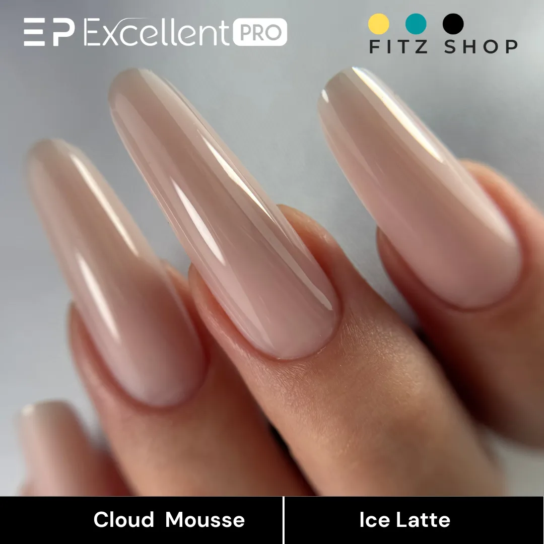 Stylizacja paznokci Excellent PRO - Excellent PRO Cloud Mousse Ice Latte 15g