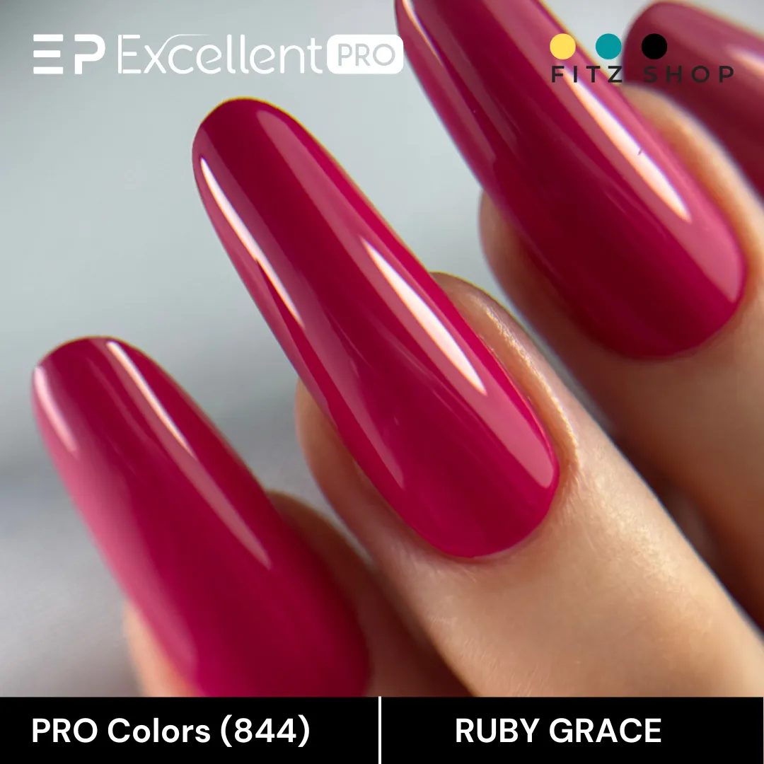 Stylizacja paznokci Excellent PRO - Excellent PRO Colors 844 RUBY GRACE 7g
