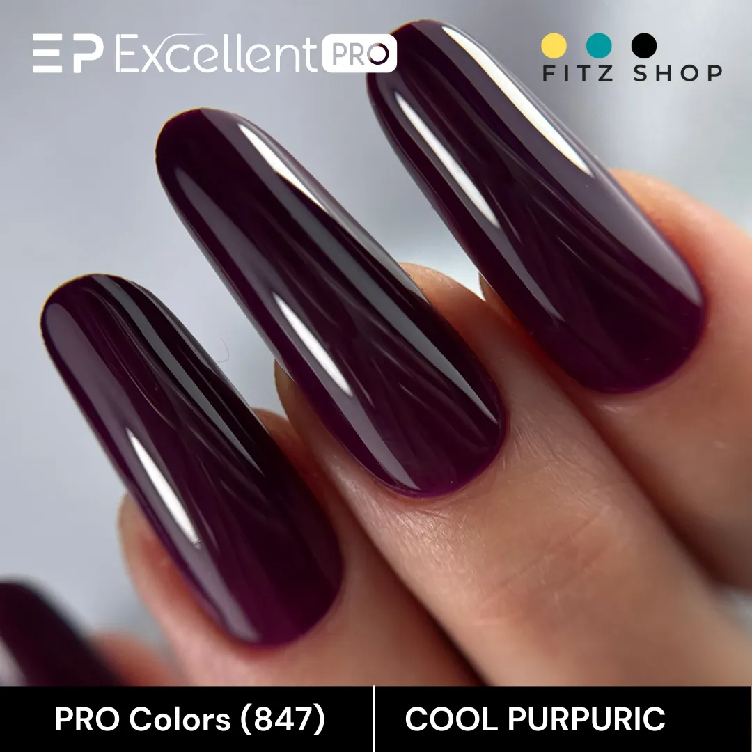 Stylizacja paznokci Excellent PRO - Excellent PRO Colors 847 COOL PURPURIC 7g