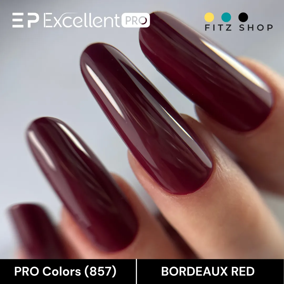 Stylizacja paznokci Excellent PRO - Excellent PRO Colors 857 BORDEAUX RED 7g