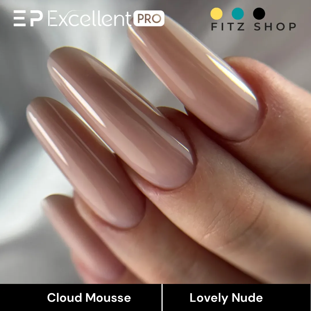 Stylizacja paznokci Excellent PRO - Excellent PRO Cloud Mousse Lovely Nude 15g