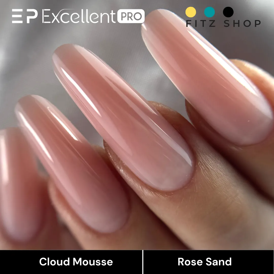 Stylizacja paznokci Excellent PRO - Excellent PRO Cloud Mousse Rose Sand 15g