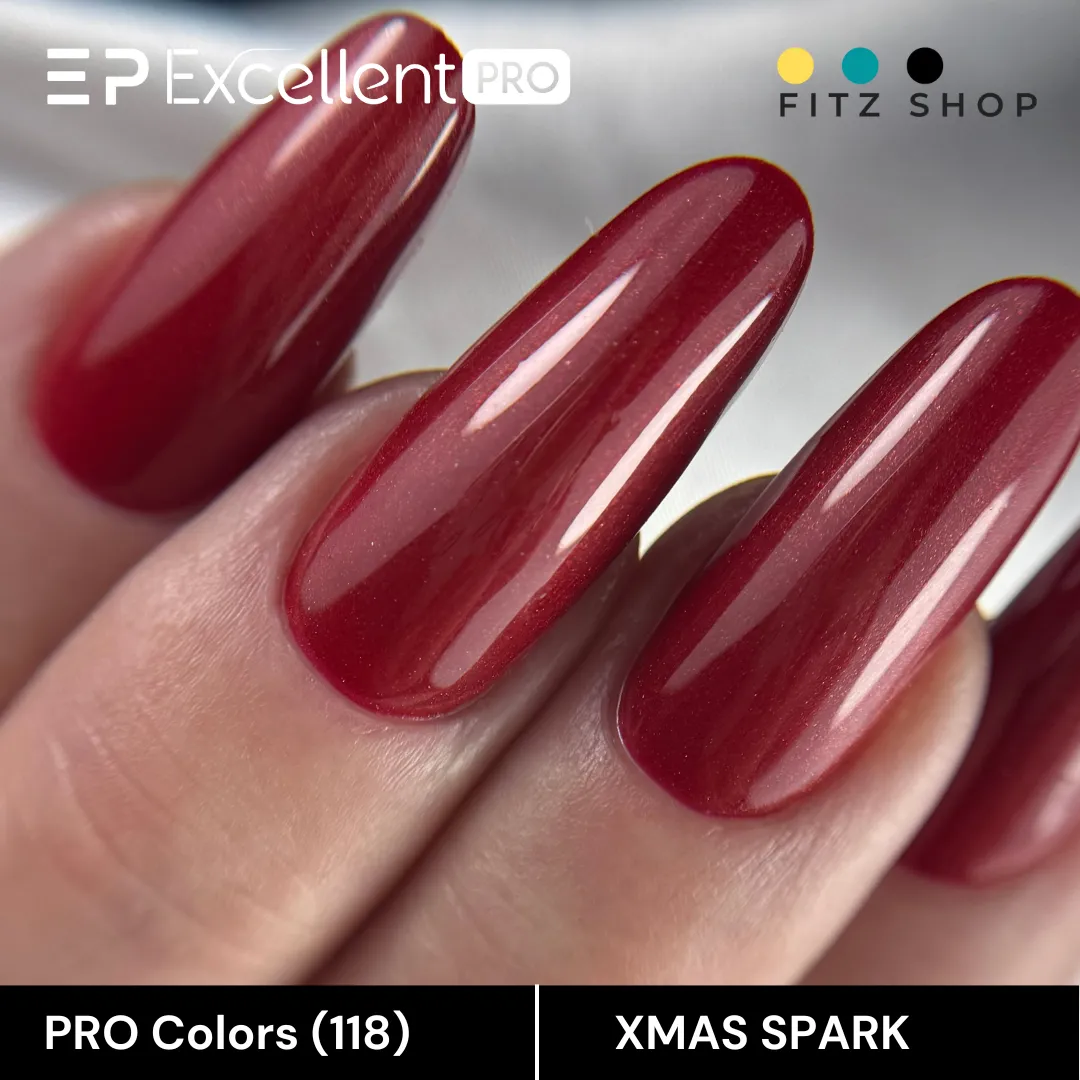 Stylizacja paznokci Excellent PRO - Excellent PRO Colors 118 XMAS SPARK 7g
