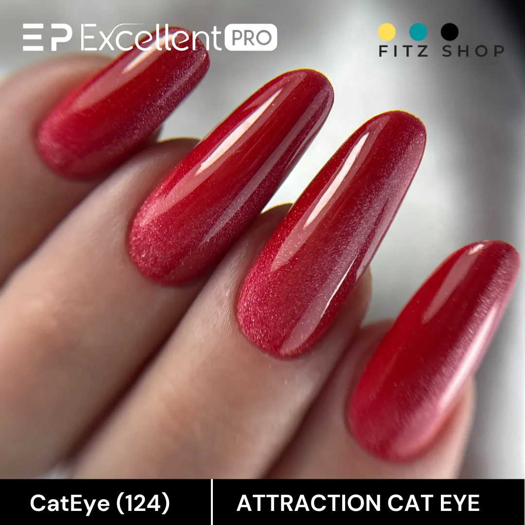 Stylizacja paznokci Excellent PRO - Excellent PRO Colors 124 ATTRACTION CAT EYE 7g