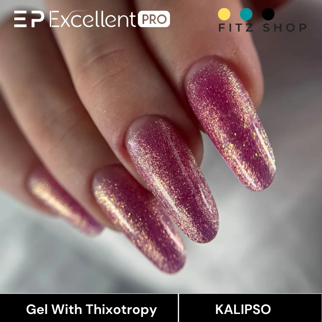 Stylizacja paznokci Excellent PRO - Excellent PRO Thixotropy gel with effect KALIPSO 15g