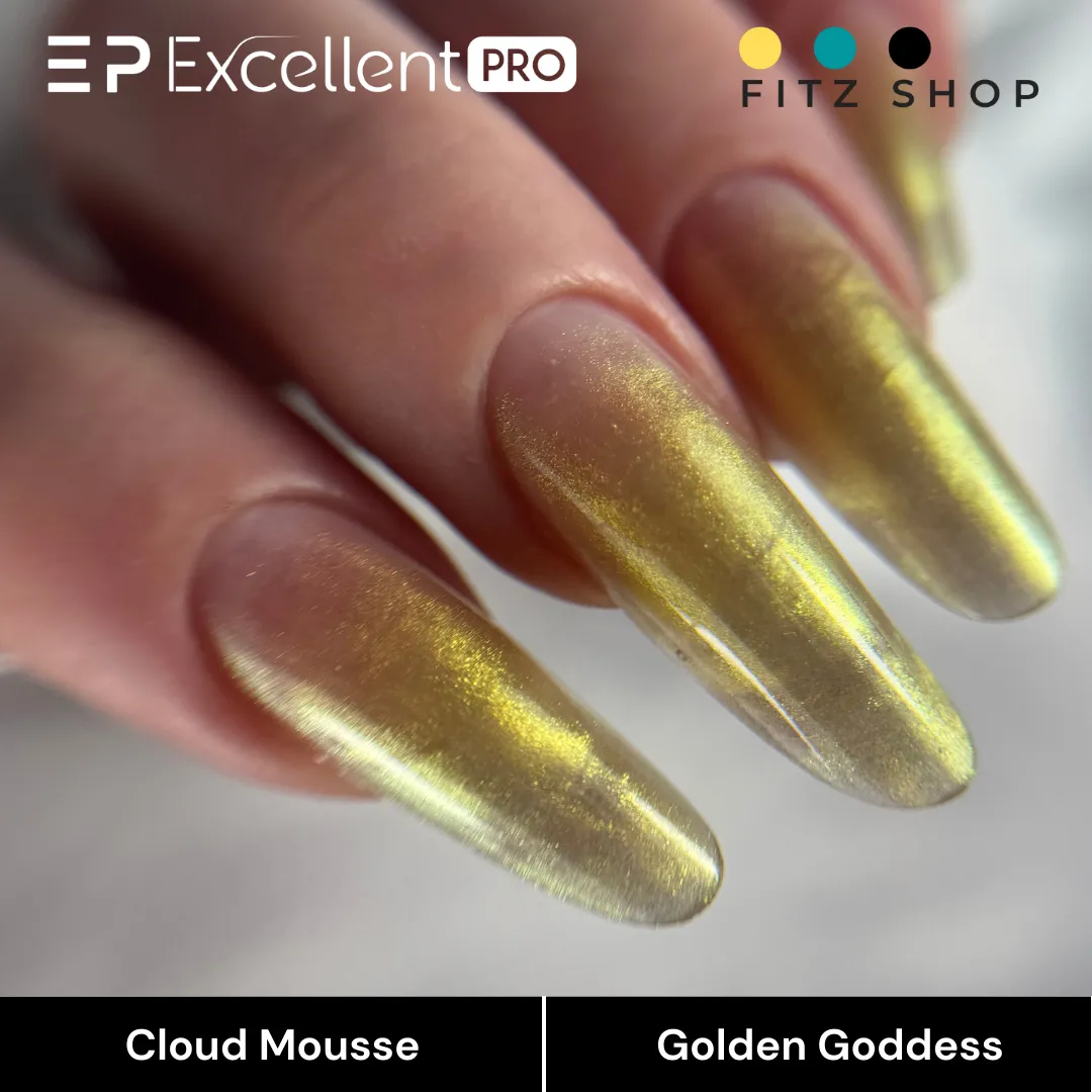 Stylizacja paznokci Excellent PRO - Excellent PRO Cloud Mousse Golden Goddess 15g