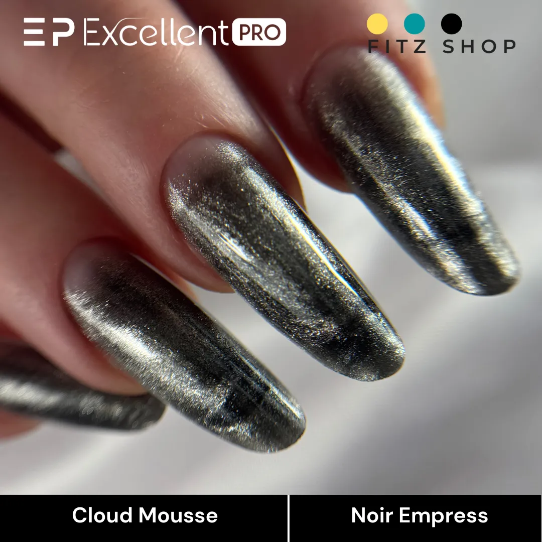 Stylizacja paznokci Excellent PRO - Excellent PRO Cloud Mousse Noir Empress 15g