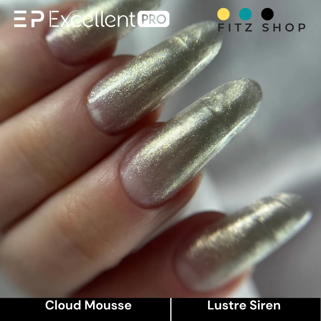Stylizacja paznokci Excellent PRO - Excellent PRO Cloud Mousse Lustre Siren 15g