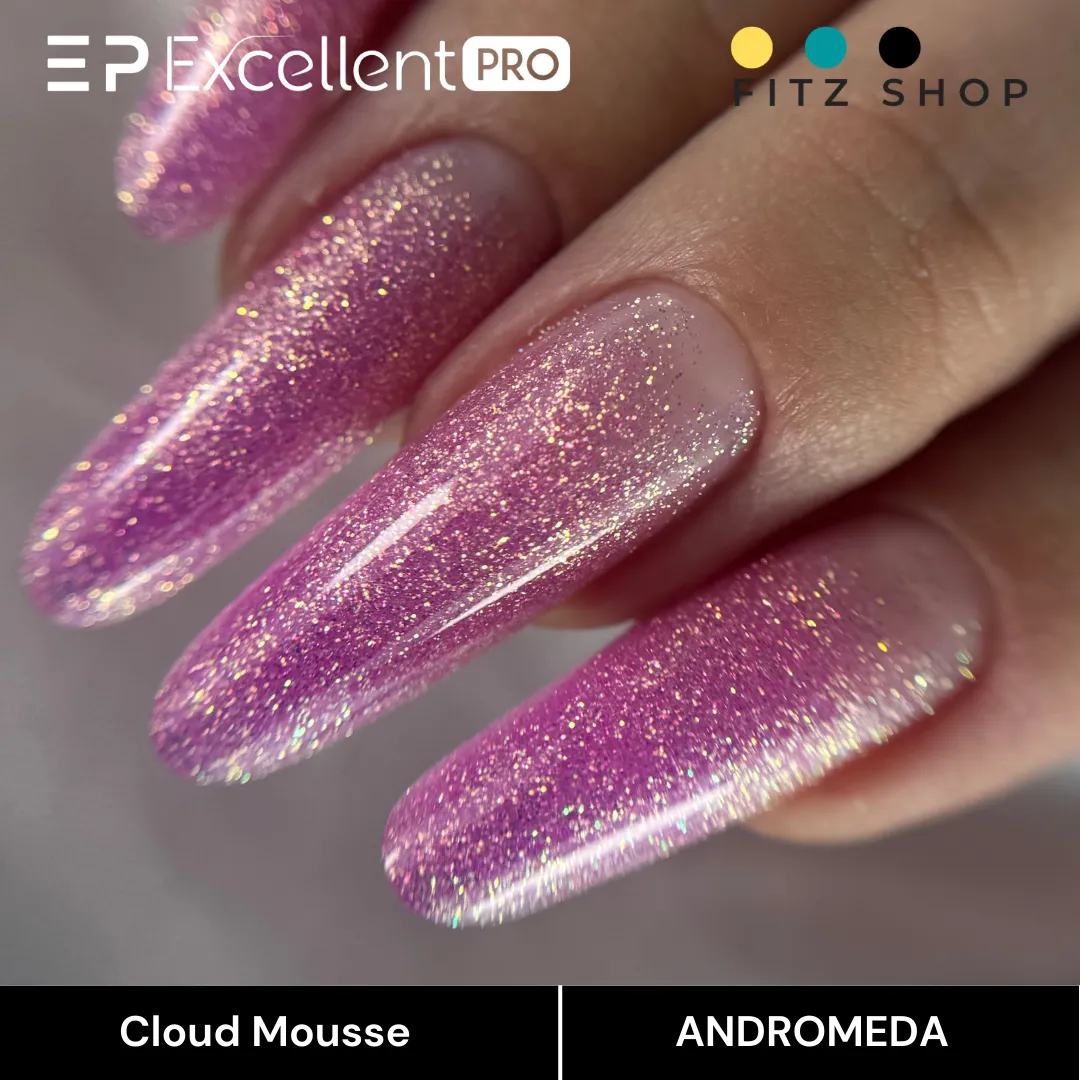Stylizacja paznokci Excellent PRO - Excellent PRO Cloud Mousse ANDROMEDA 15g
