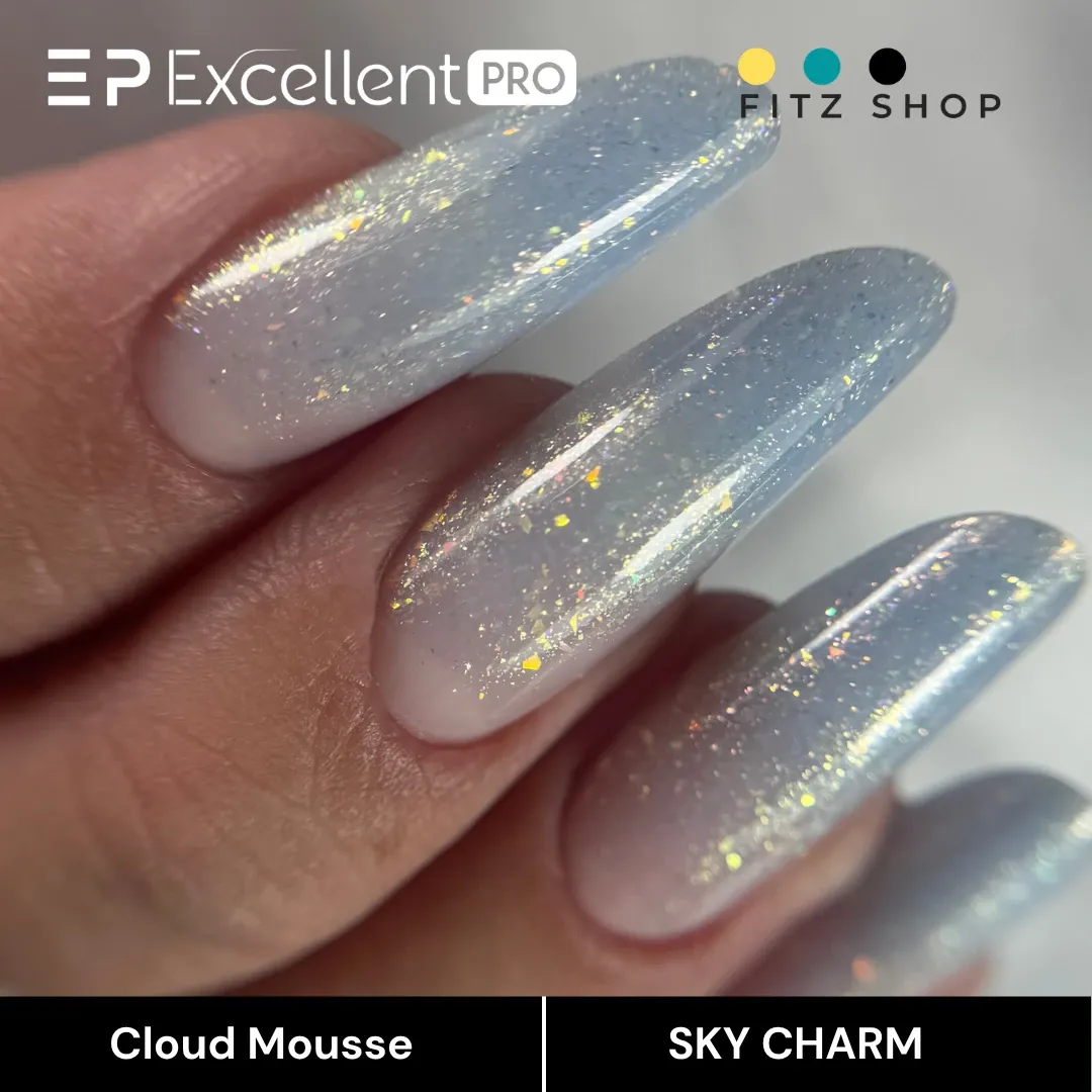 Stylizacja paznokci Excellent PRO - Excellent PRO Cloud Mousse SKY CHARM 15g
